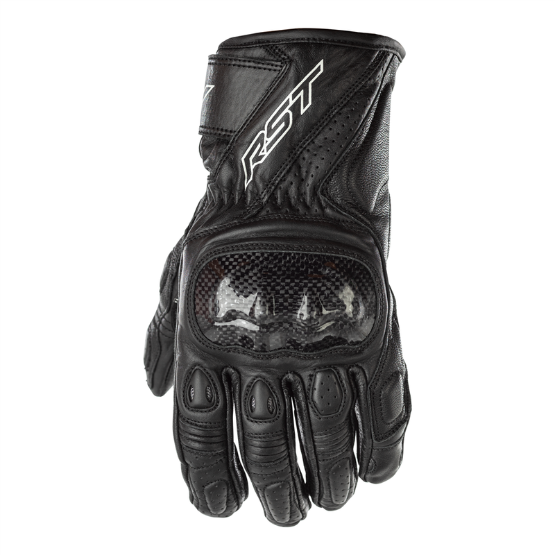 Guanti per moto in Pelle da donna Rst Stunt 3 Nero 