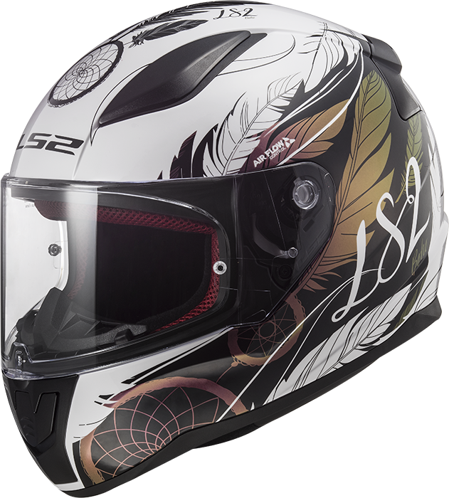 Casco Integrale per moto LS2 FF353 RAPID BOHO WHITE BLACK PINK 