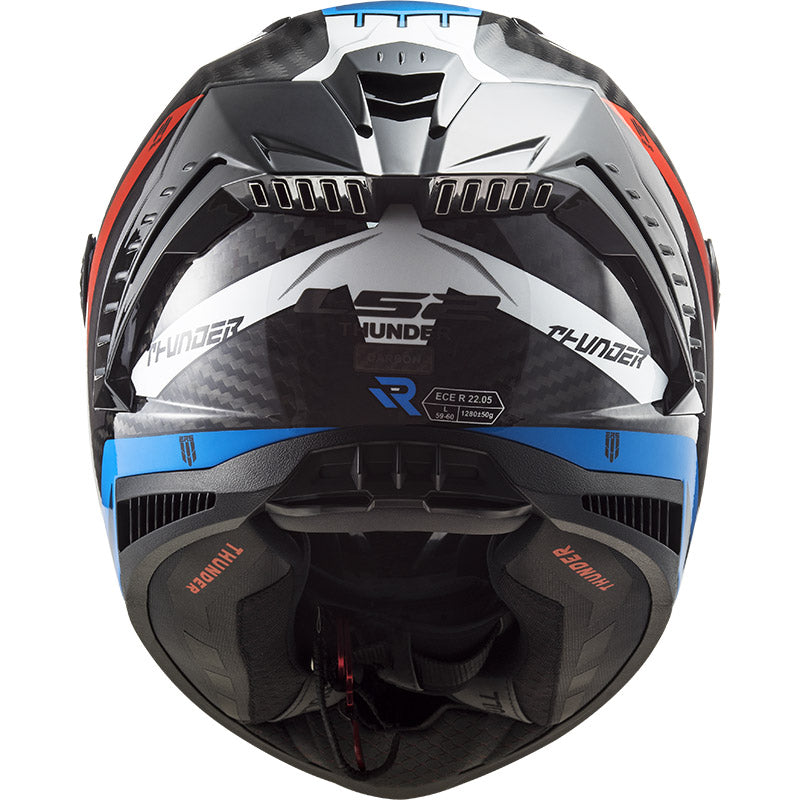 Casco Integrale per moto LS2 FF805 THUNDER CARBON SUPRA RED BLUE