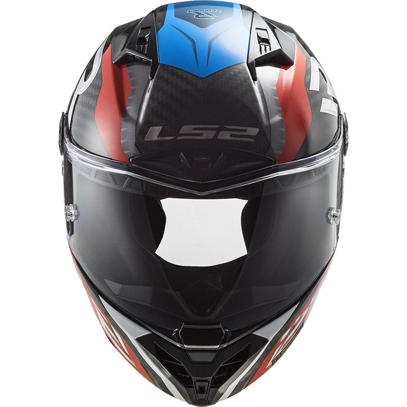 Casco Integrale per moto LS2 FF805 THUNDER CARBON SUPRA RED BLUE