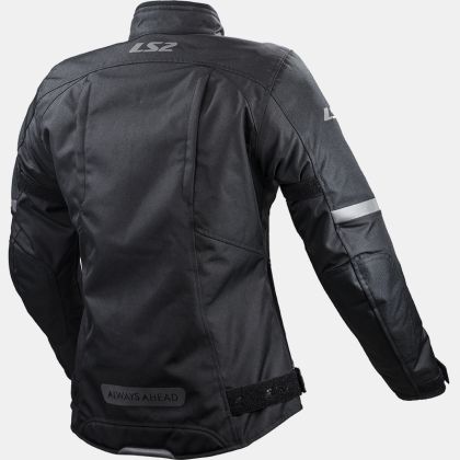 Giacca per moto in tessuto Impermeabile per donna Nera LS2 SERRA EVO LADY JACKET