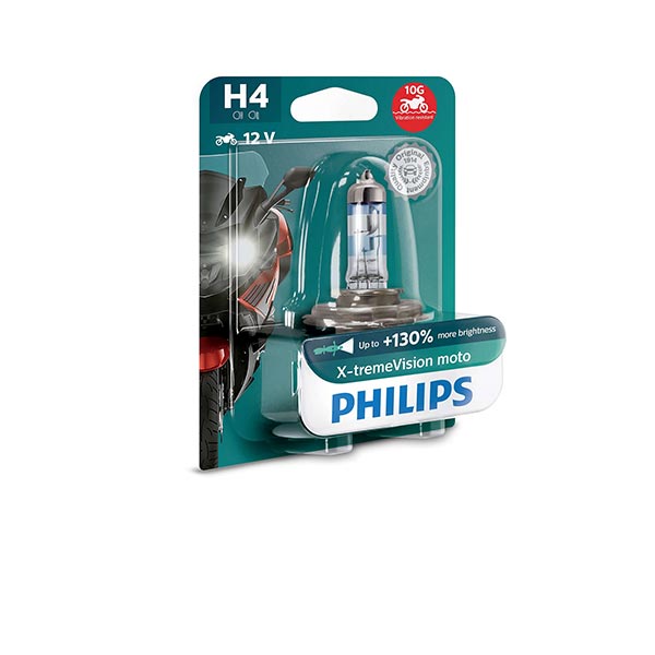 Lampada Philips H4 X-Treme Vision - 12V 60/55W 