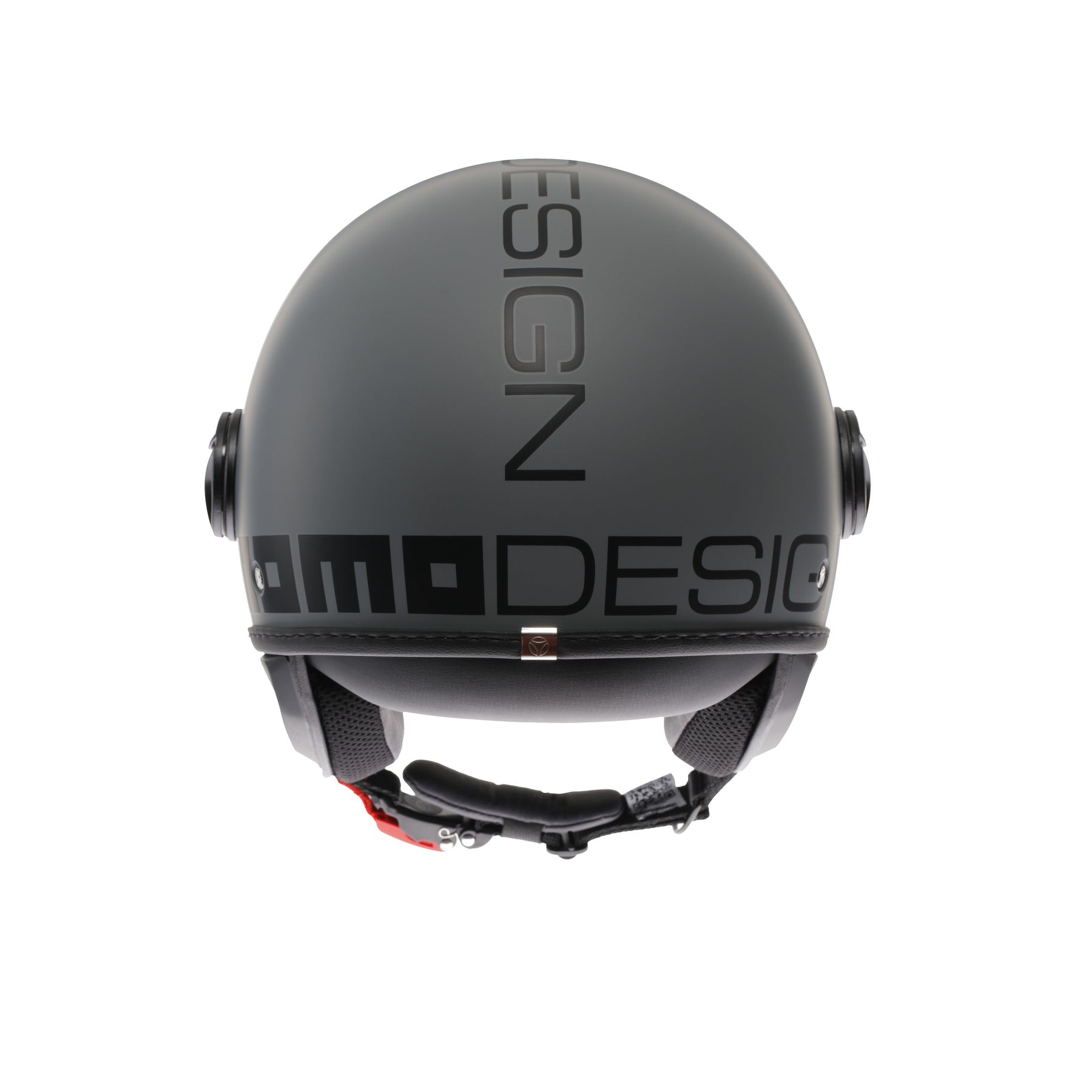 Casco moto jet Momo Design FGTR CLASSIC Mono E2206 Grigio opaco / nero
