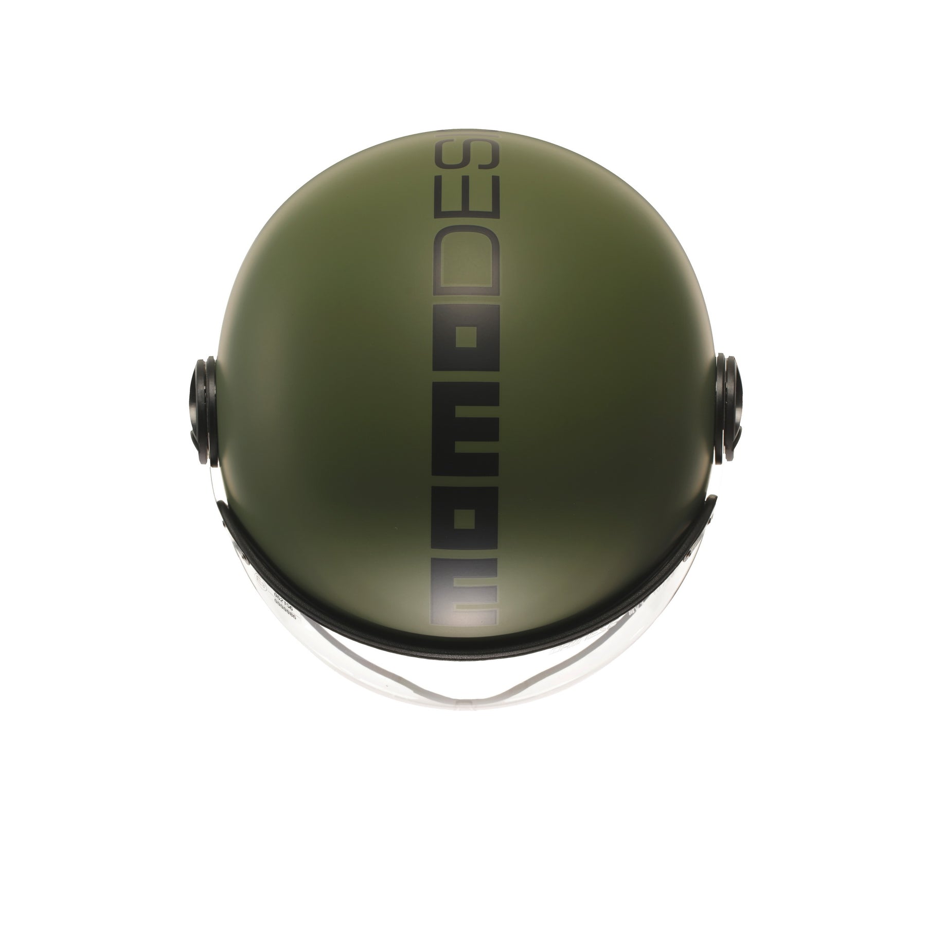Casco moto jet Momo Design FGTR CLASSIC Mono E2206 Verde militare opaco / nero
