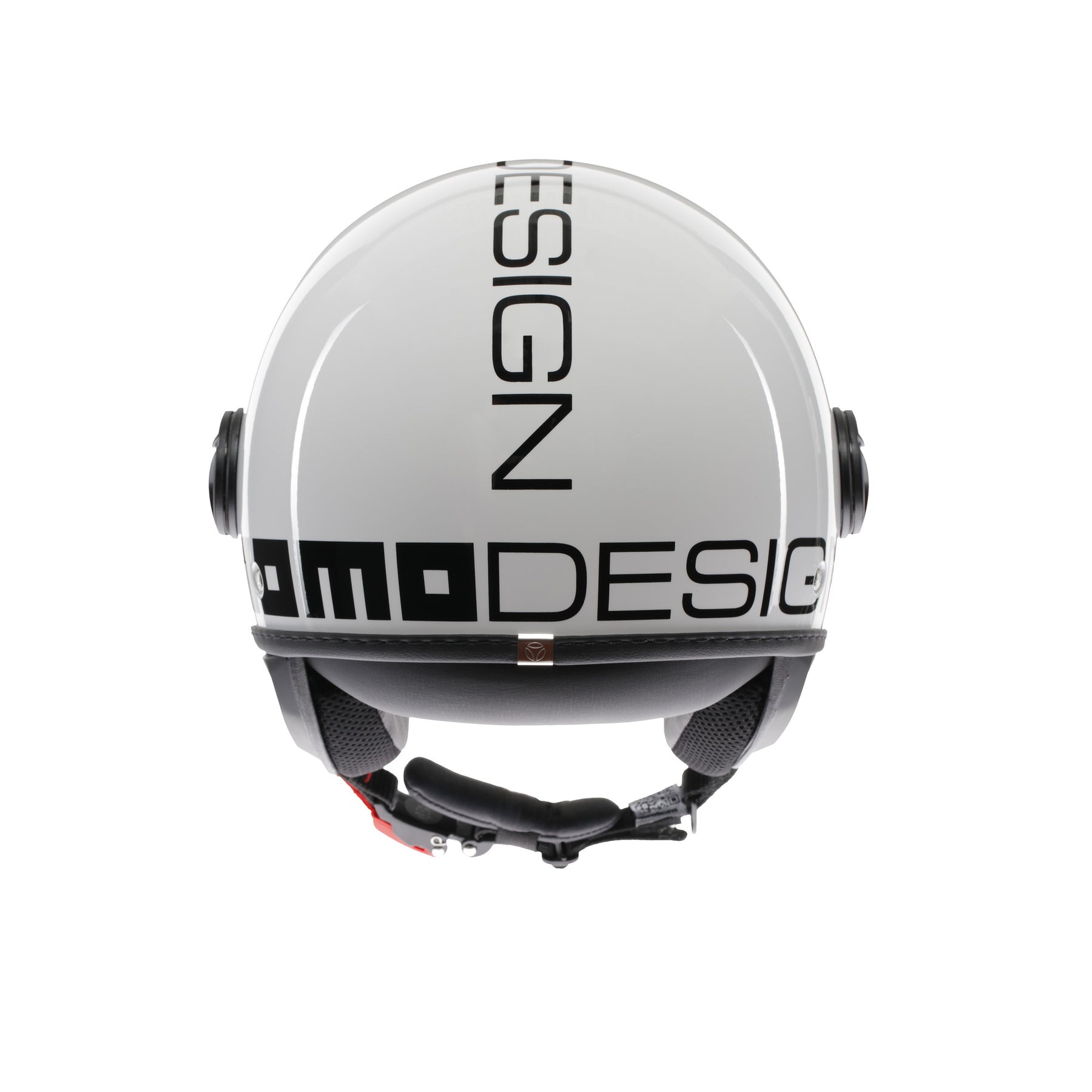 Casco moto jet Momo Design FGTR CLASSIC Mono E2206 Bianco lucido / nero