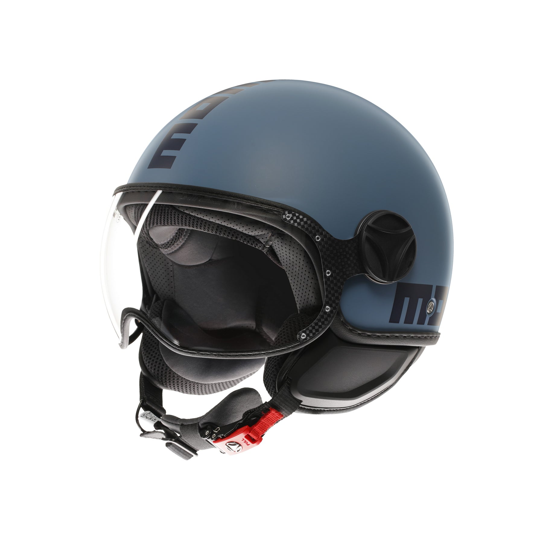 Momo Design Casco moto jet FGTR CLASSIC Mono E2206 Blu / blu