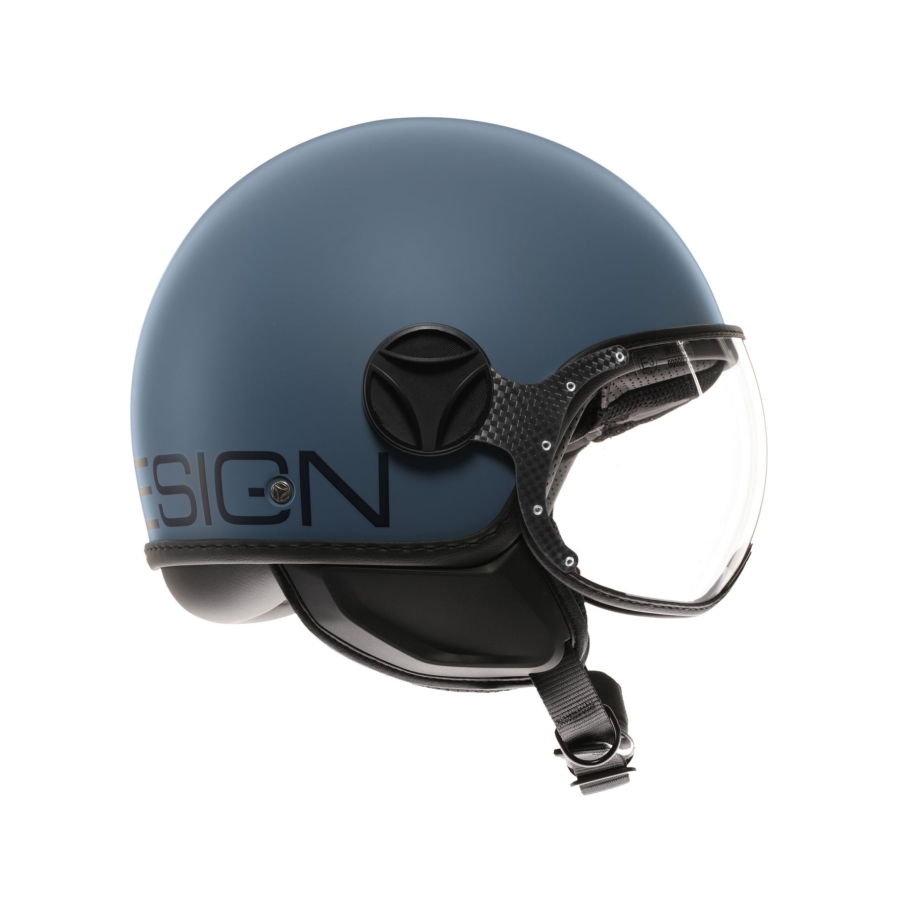 Momo Design Casco moto jet FGTR CLASSIC Mono E2206 Blu / blu