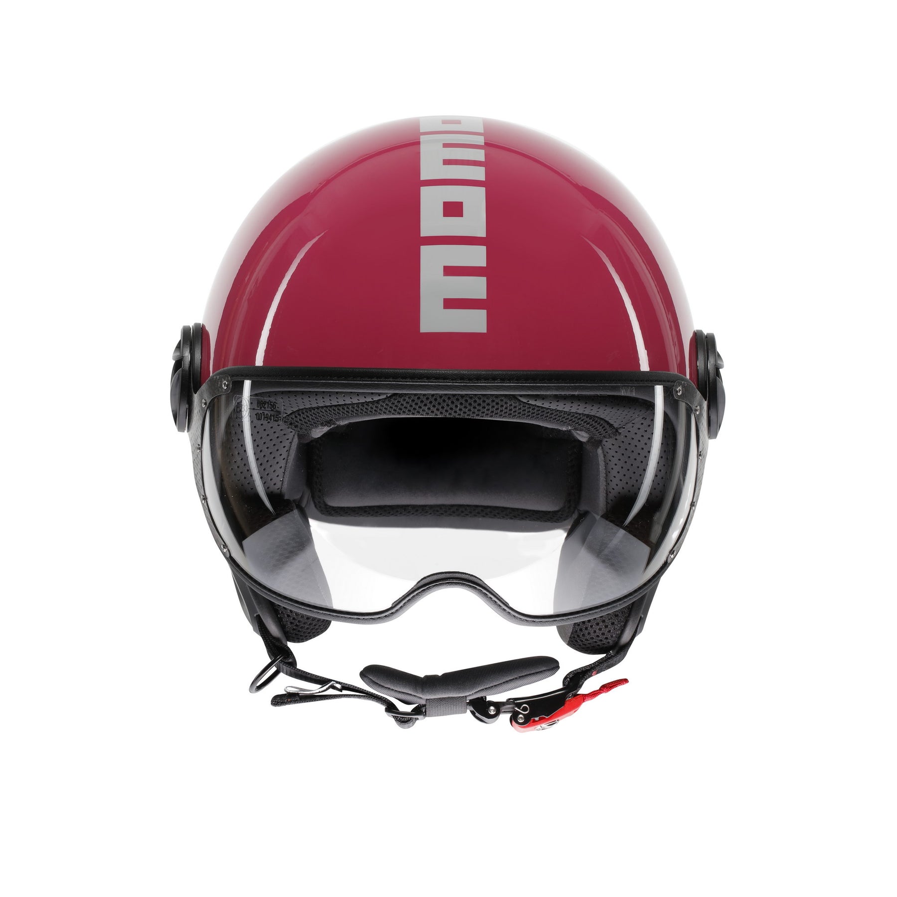 Momo Design Casco moto jet FGTR CLASSIC Candy E2206 Fucsia / bianco