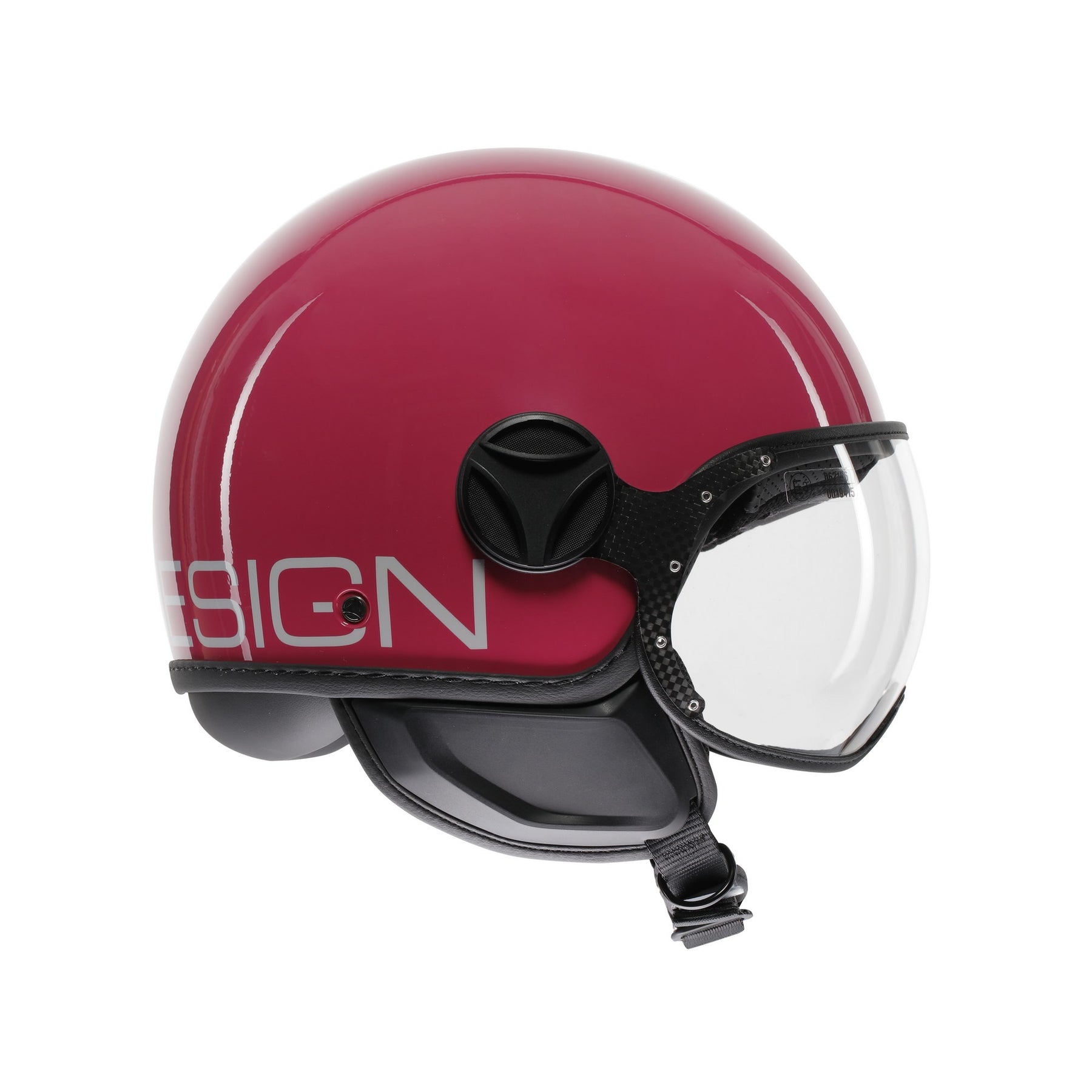 Momo Design Casco moto jet FGTR CLASSIC Candy E2206 Fucsia / bianco