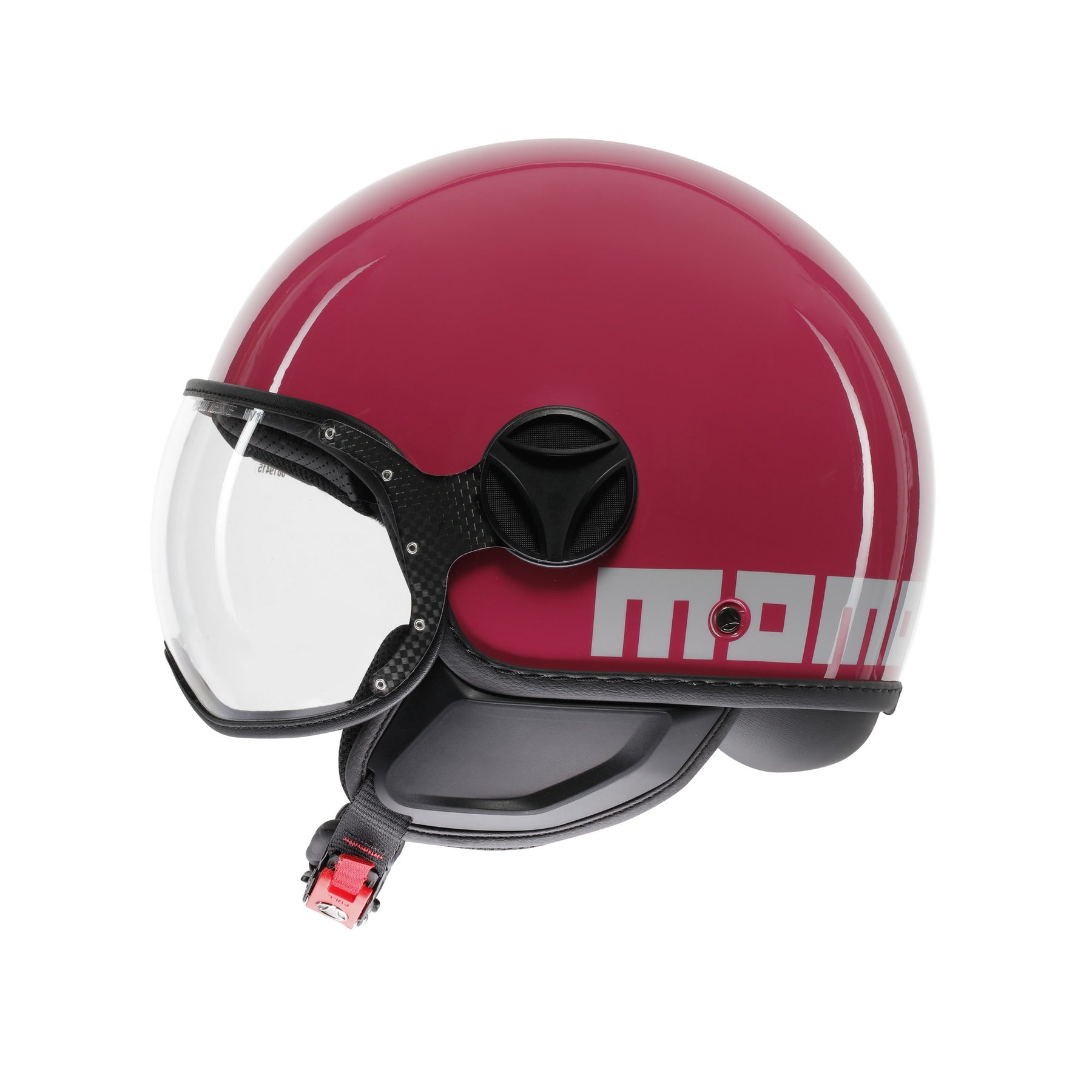 Momo Design Casco moto jet FGTR CLASSIC Candy E2206 Fucsia / bianco