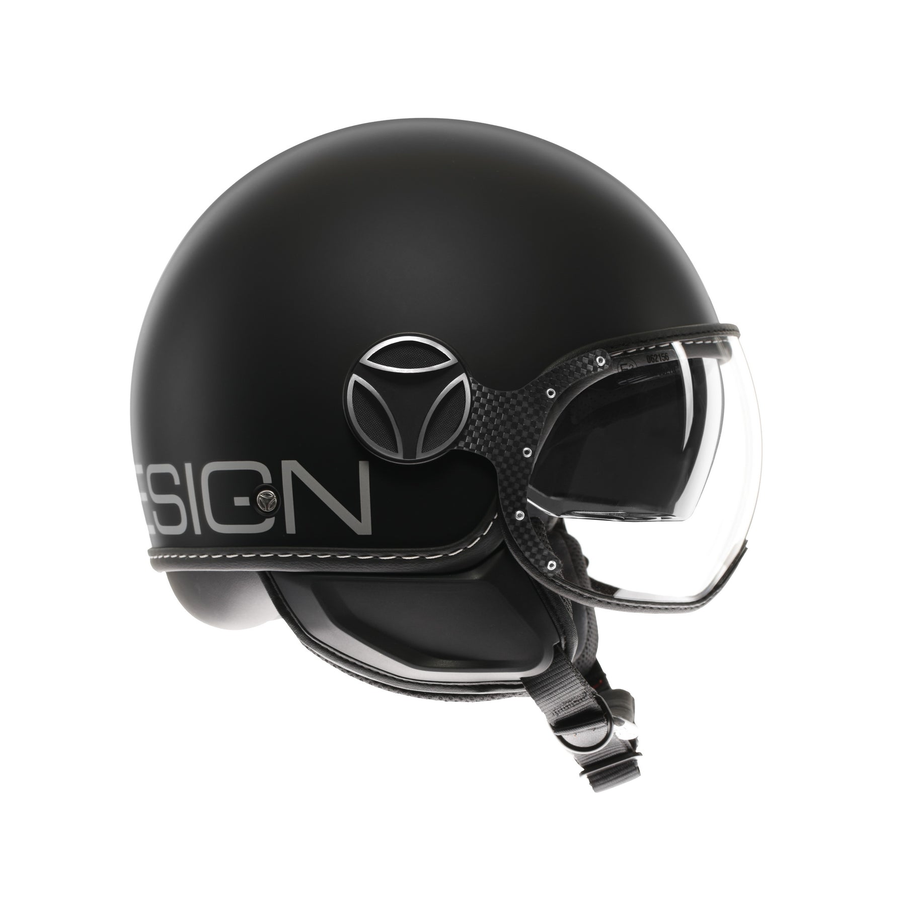 Momo Design Casco moto jet FGTR EVO Mono E2206 Nero opaco / silver
