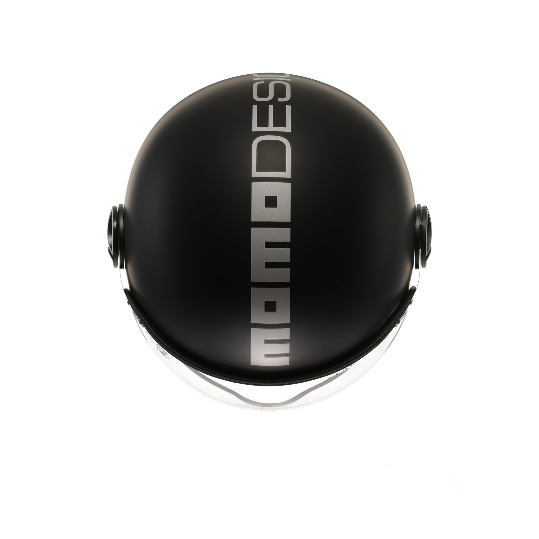 Momo Design Casco moto jet FGTR EVO Mono E2206 Nero opaco / silver