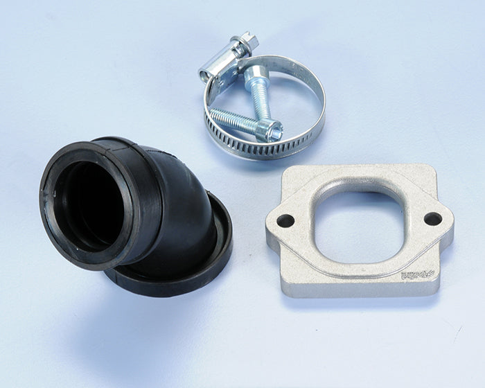 215.0429 Collettore Aspirazione Diametro 30 mm Piaggio-Gilera con rialzo Polini