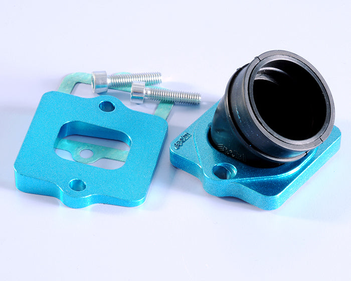 215.0436 Collettore Aspirazione Diametro 35 mm Piaggio-Gilera con rialzo Polini 