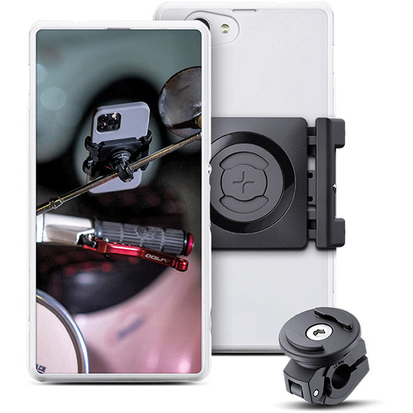 Kit Fissaggio cellulare allo specchio moto e scooter SP CONNECT Universale 