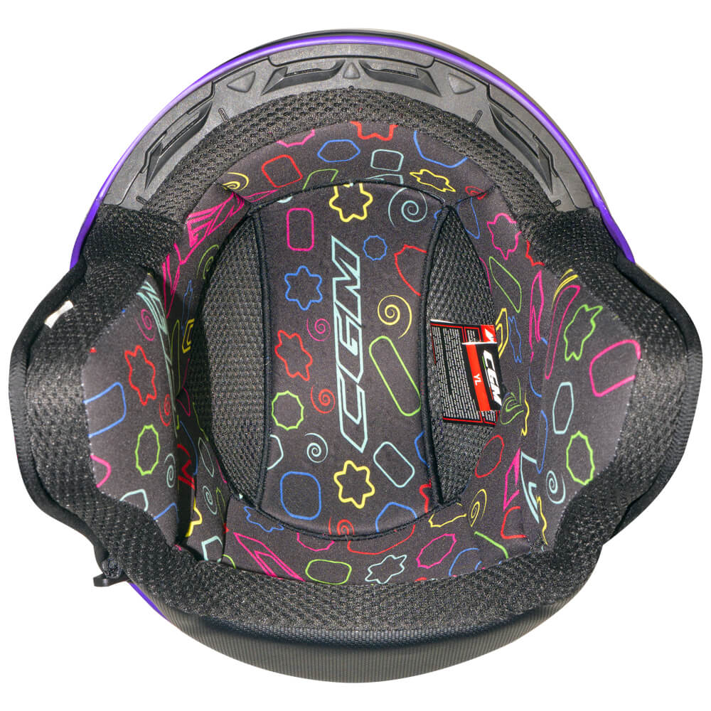 Casco Jet Cgm Bambini 261A MINI COMICS Fucsia
