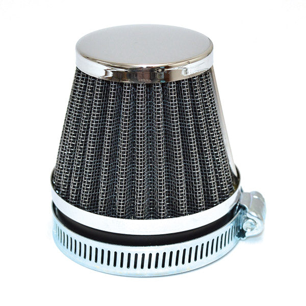 Filtro aria Conico in rete cromato UNIVERSALE MIW FLANGIA Ø 60 MM