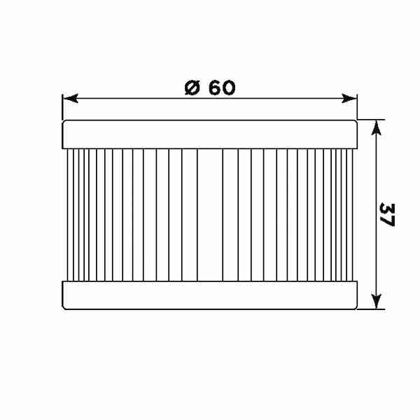 Filtro Olio Suzuki Dr 650 - 16510-37450-000