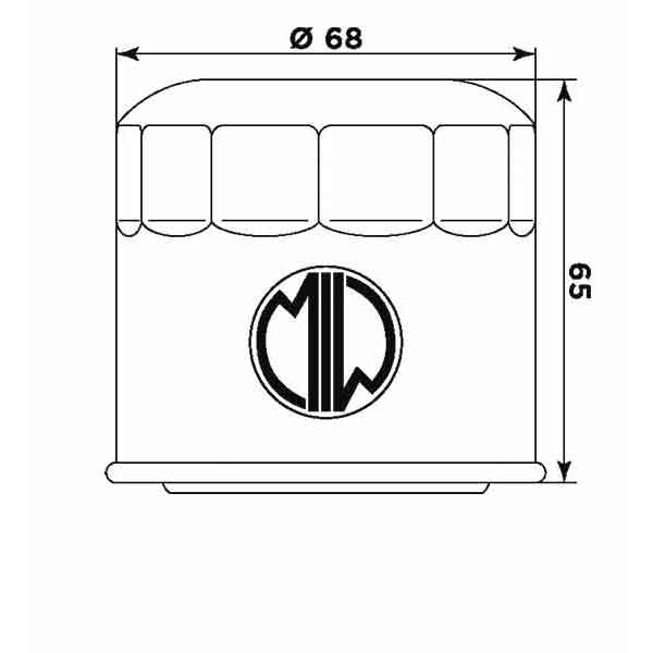 Filtro Olio Meiwa S3011 equivalente HF138