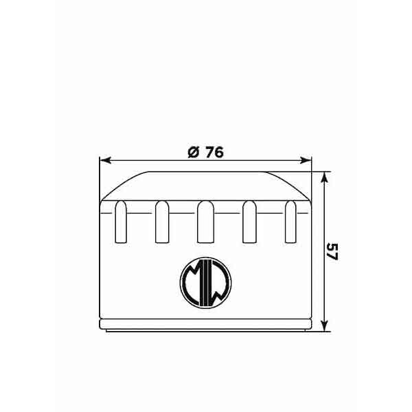 Filtro Olio Meiwa P5002 PIAGGIO 82960R