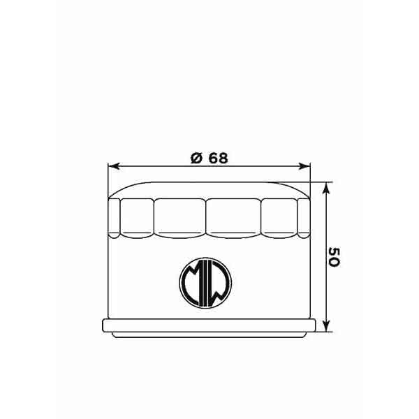 Filtro Olio Yamaha T-max 500-530 - 5DM134400000