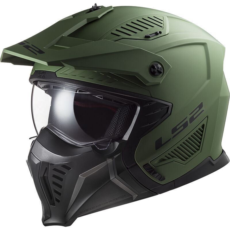 Casco Integrale per moto Verde LS2 OF606 DRIFTER SOLID MATT SAND