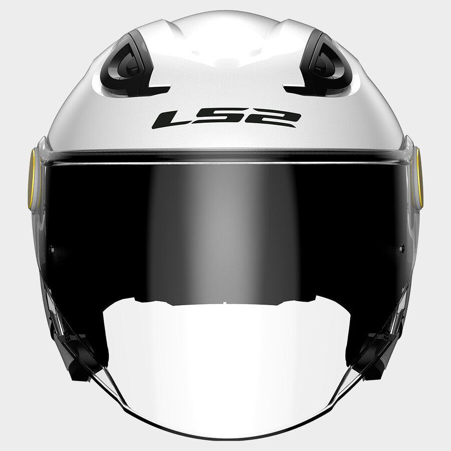 Casco per moto Jet Bambini LS2 OF622 FUNNY II SOLID WHITE 