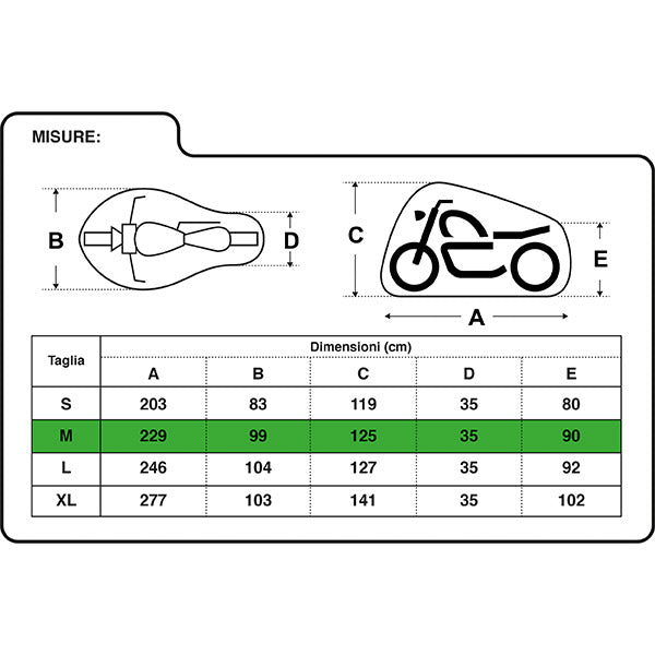 TELO COPRIMOTO TOPLINE COVER TAGLIA M
