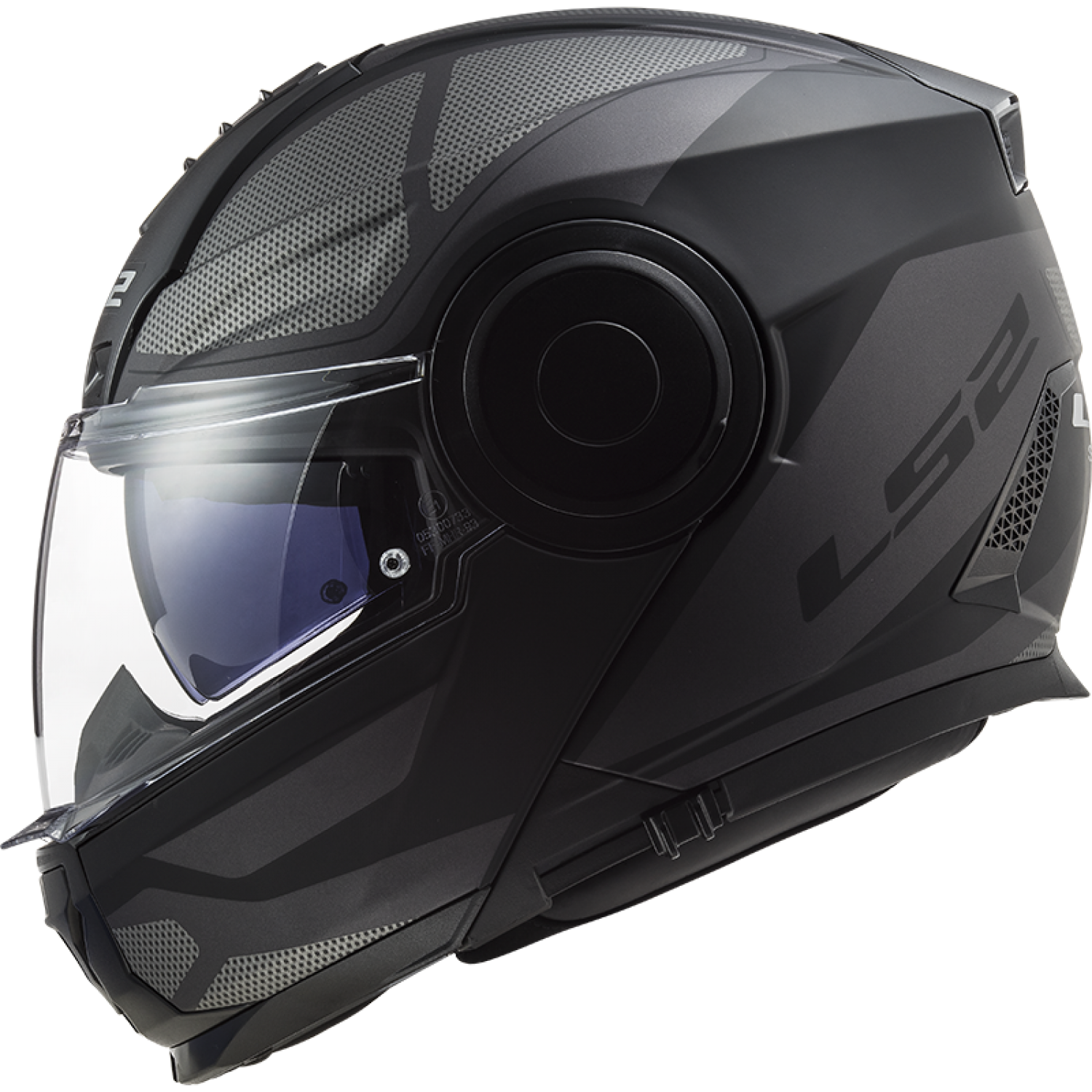 Casco Modulare per moto FF902 SCOPE AXIS BLACK TITANIUM Nero - Titanio Opaco Ls2 