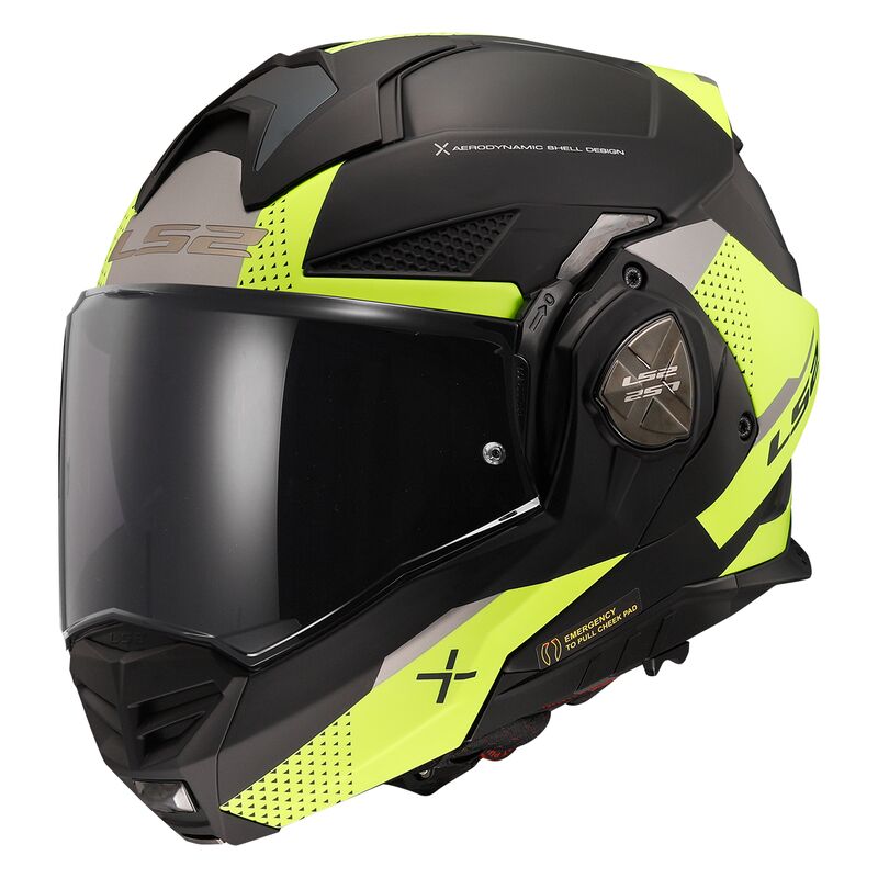 Casco Modulare per moto LS2 FF901 ADVANT X OBLIVION METAL BLACK H-V ECE 22.06