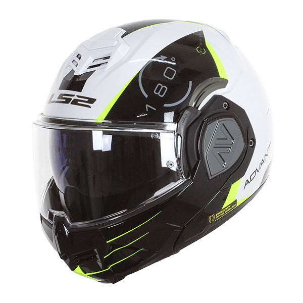 Casco Modulare LS2 FF906 ADVANT CODEX WHITE BLACK ECE 22.06