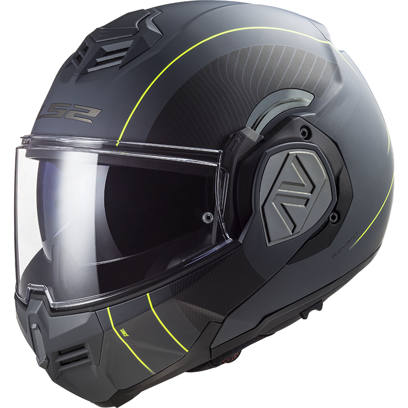 Casco Modulare Nero LS2 FF906 ADVANT COOPER MATT TITANIUM BLACK 22.06