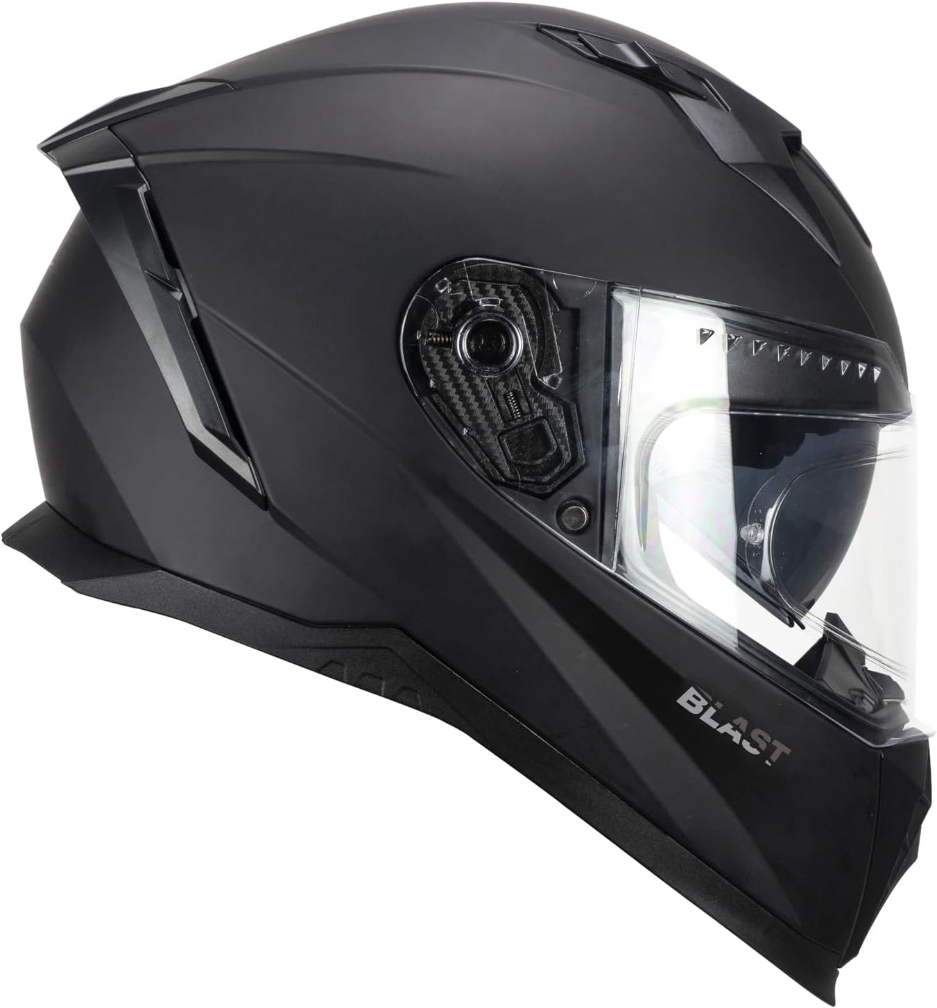 Casco per moto Integrale Uomo Donna 311A BLAST MONO Nero opaco