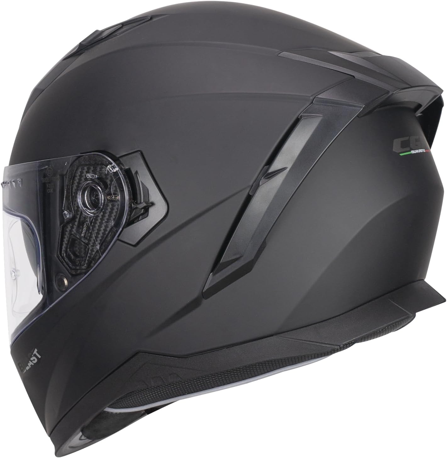 Casco per moto Integrale Uomo Donna 311A BLAST MONO Nero opaco