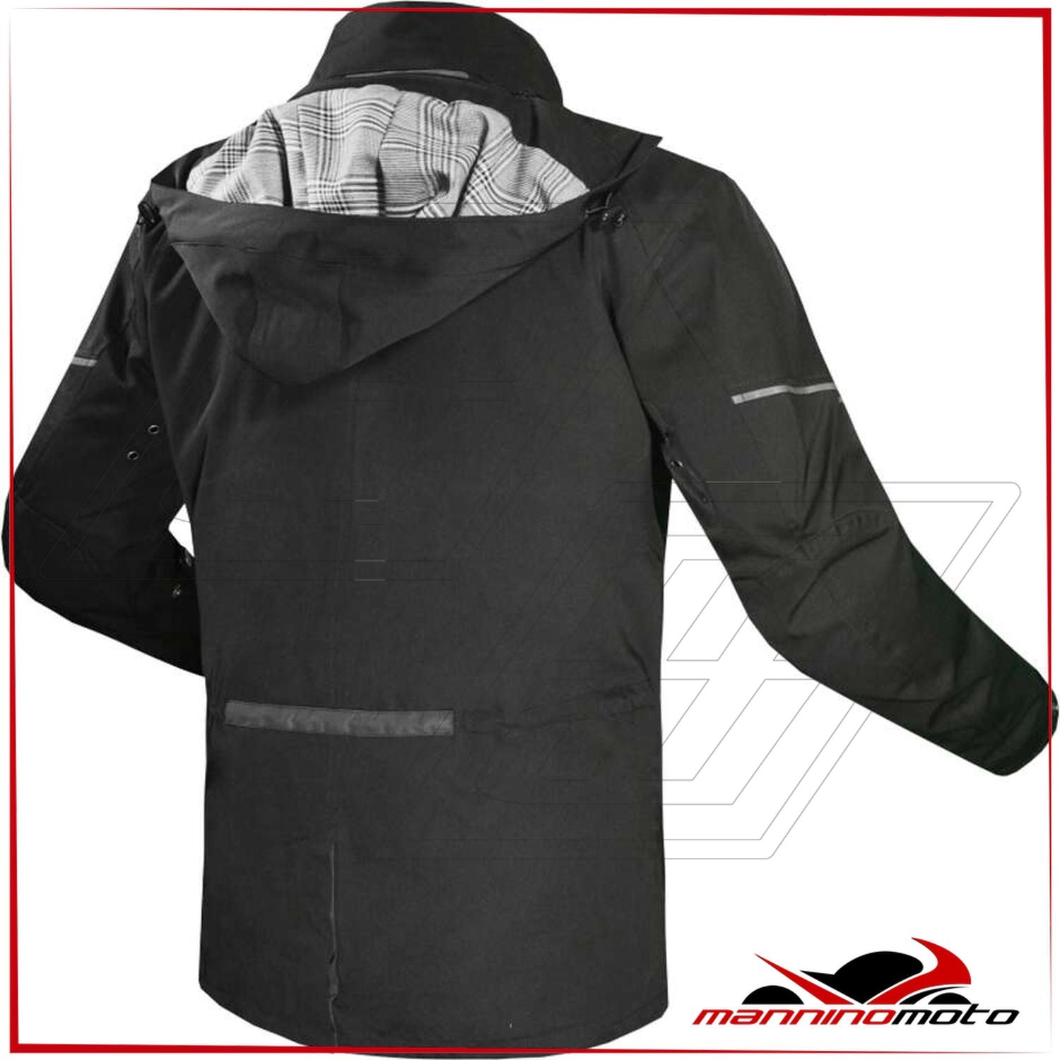 Giacca per moto in tessuto Uomo Nera LS2 RAMBLA EVO MAN JACKET BLACK