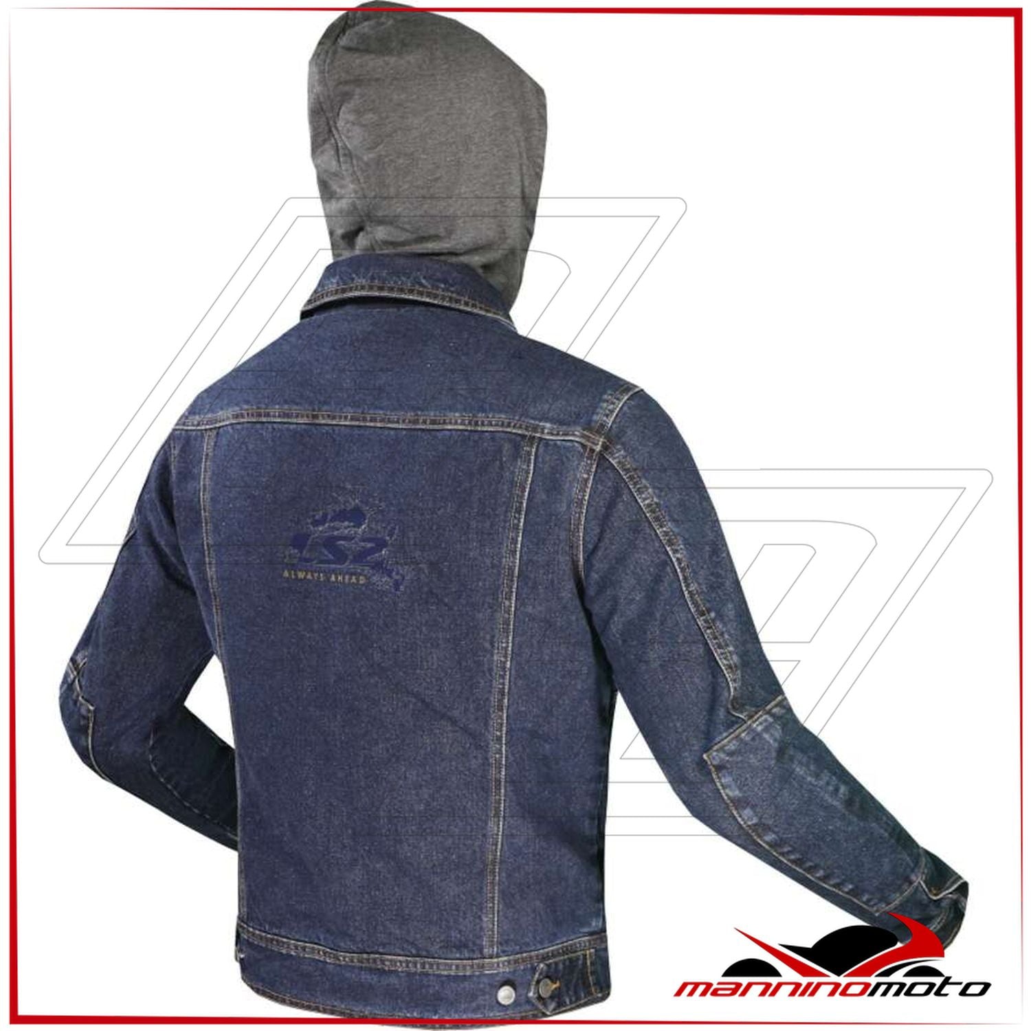 Giacca di Jeans da moto Uomo Blu LS2 OAKY MAN JACKET 