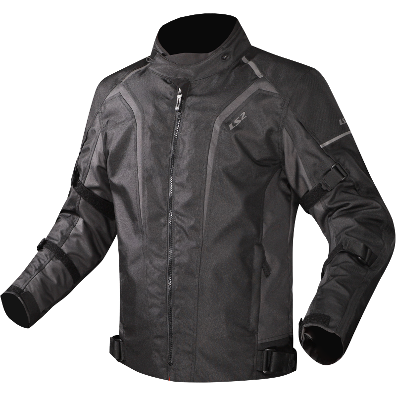 Giacca per moto in tessuto Donna Nera LS2 SEPANG LADY JACKET BLACK DARK GREY