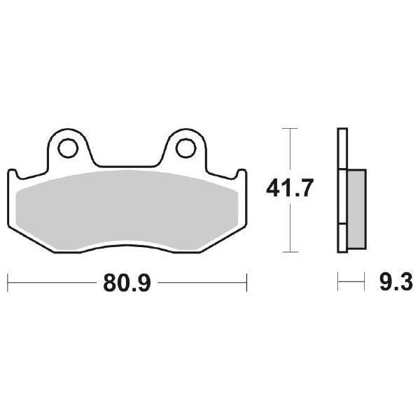 Pastiglie Freno Sbs 125Hf Honda Sh 125-150 