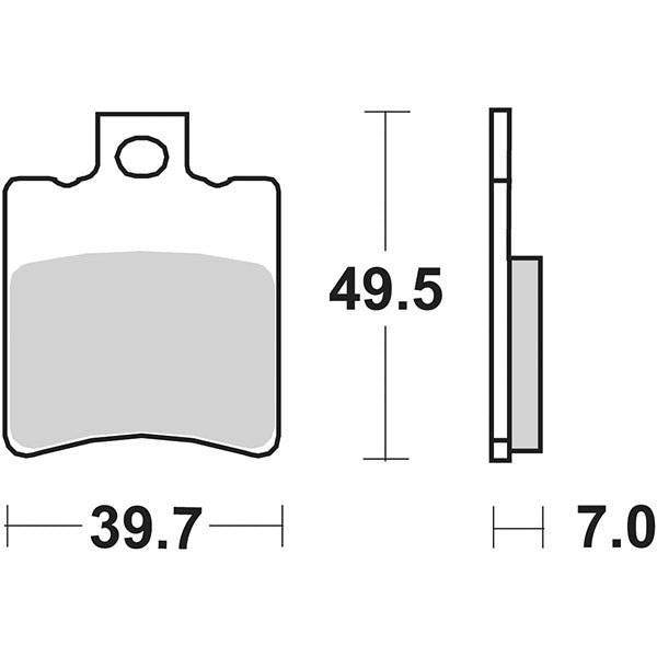 Pastiglie Freno Sbs 143Hf