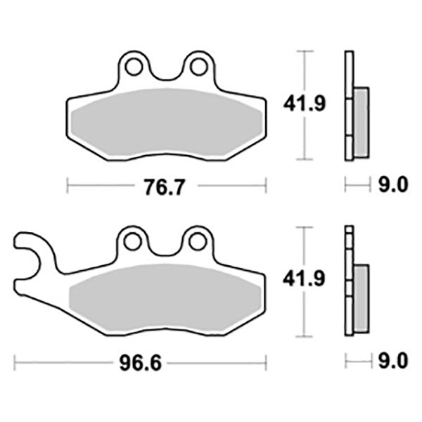 Pastiglie Freno Sbs Anteriori PIAGGIO Liberty 50/125/150  