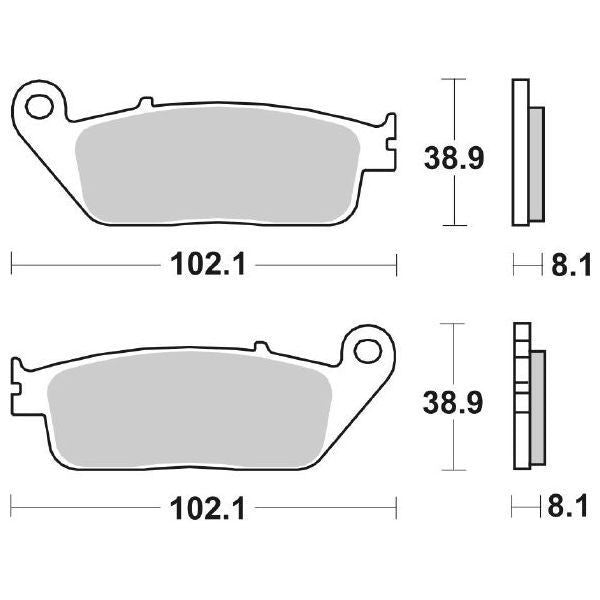 Pastiglie Freno Sbs 183Ms HONDA SH 125-150-300