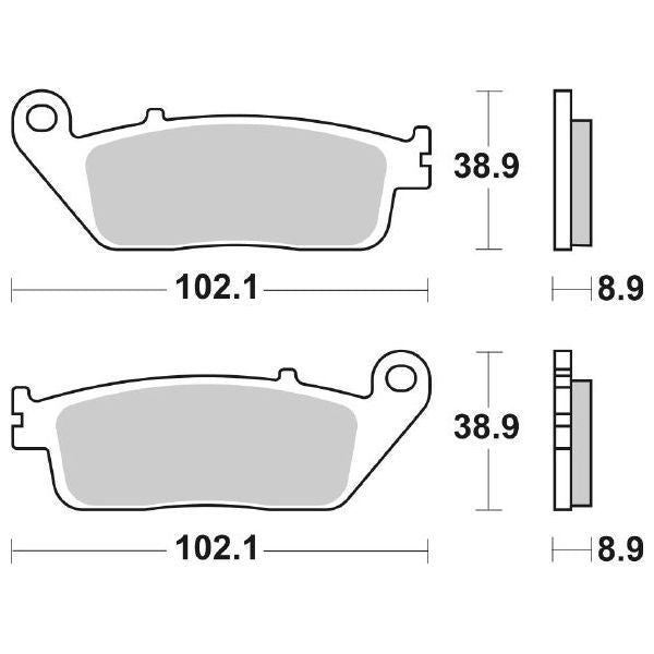 Pastiglie Freno Sbs Anteriori SH/Forza 350 - 06455K40F12 06455K53D01 06435MCT405