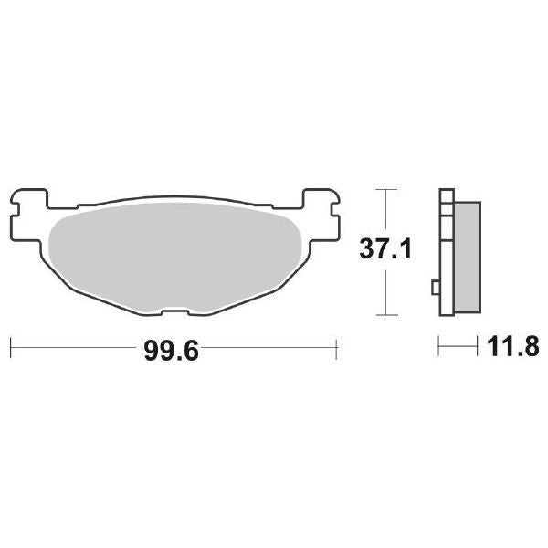 Pastiglie Freno Sbs 185Hf