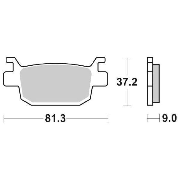 Pastiglie Freno Sbs 193Ms honda sh 300-125-150 