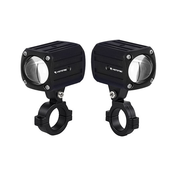 Coppia Faretti Ausiliari Mototec a Led MT-20
