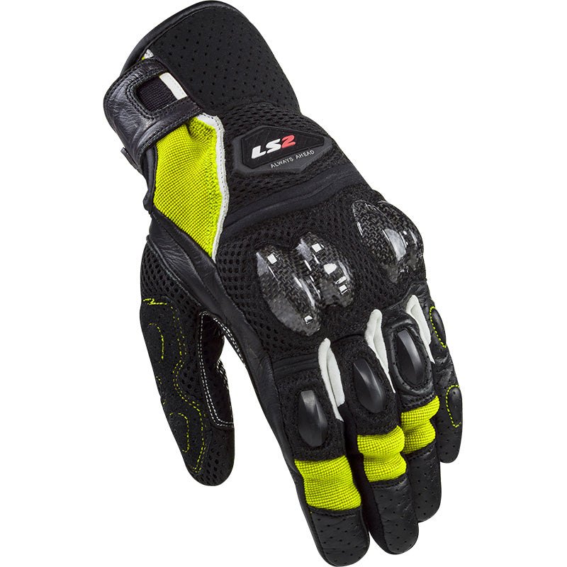 Guanti per moto Uomo Ls2 Spark 2 Air Man Nero Giallo