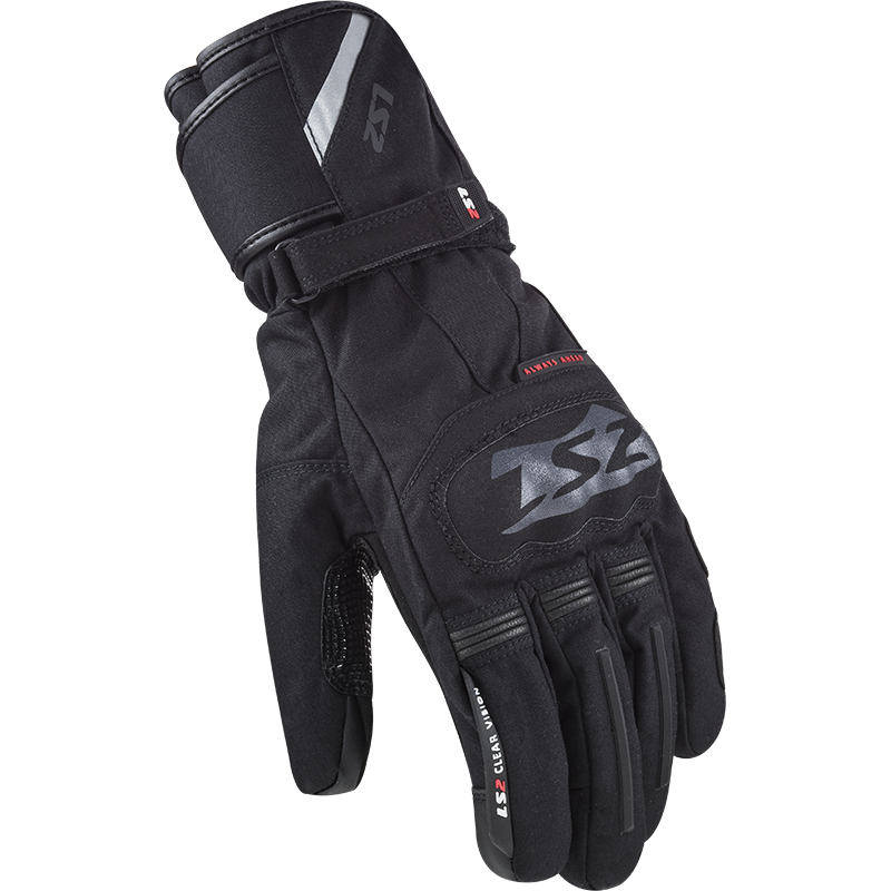 Guanti per moto Uomo Neri LS2 SNOW MAN GLOVES BLACK