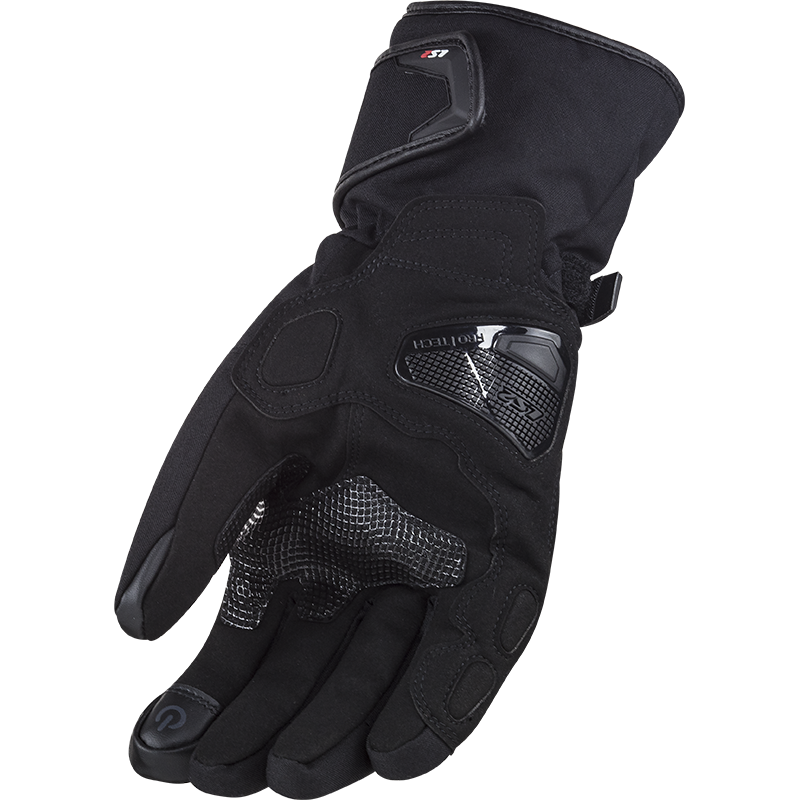 Guanti per moto Uomo Neri LS2 SNOW MAN GLOVES BLACK