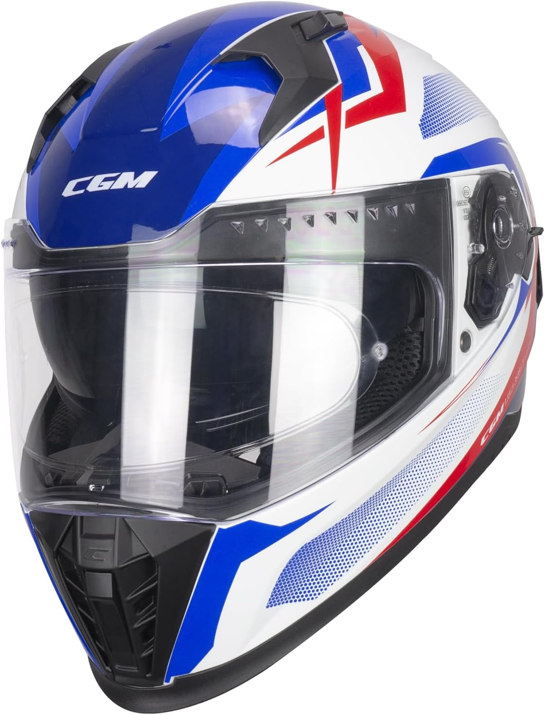 Casco per moto Integrale Uomo Donna 311G BLAST SPORT Bianco Blu