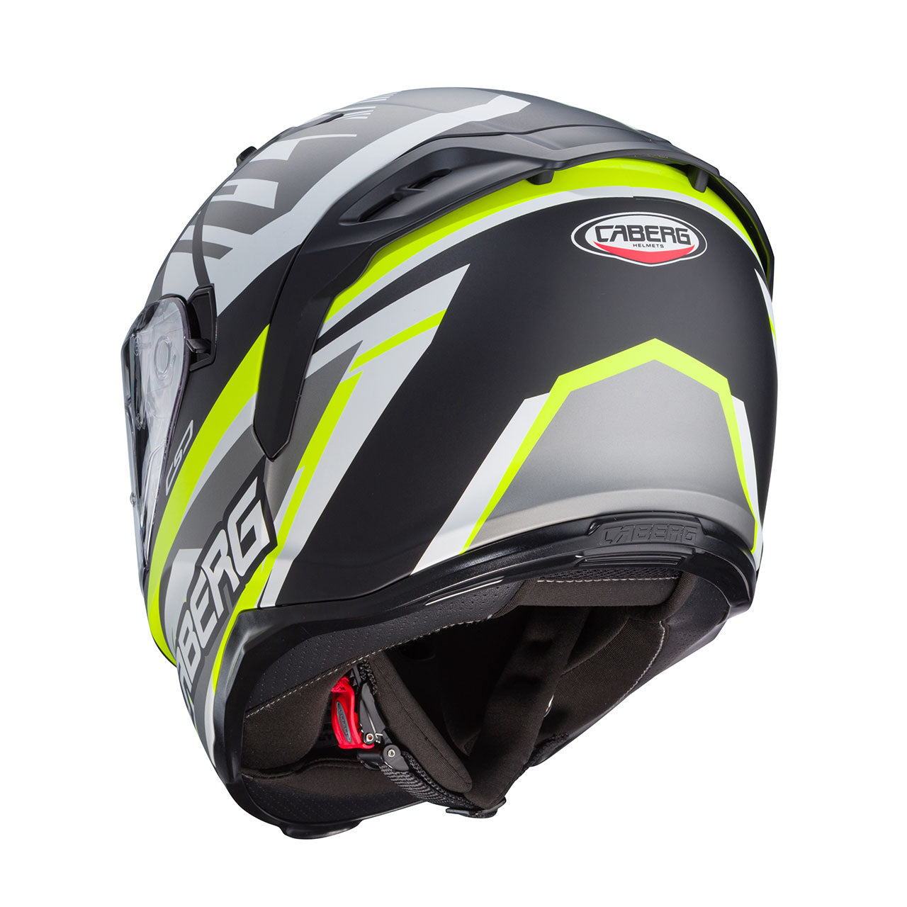 Casco moto Integrale CABERG Avalon X KIRA Nero Opaco Grigio Giallo Fluo Bianco 